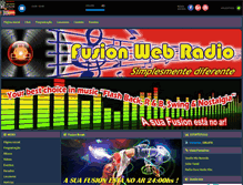 Tablet Screenshot of fusionwebradio.com